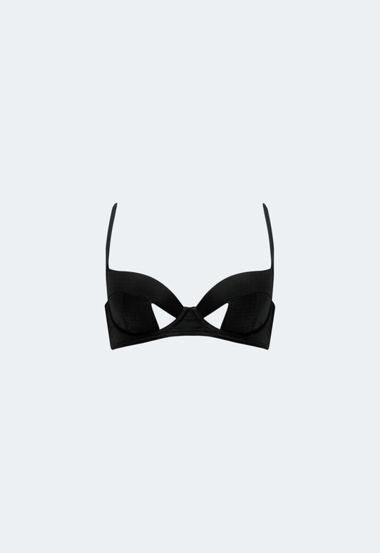 Peeper Bikini Bra Black