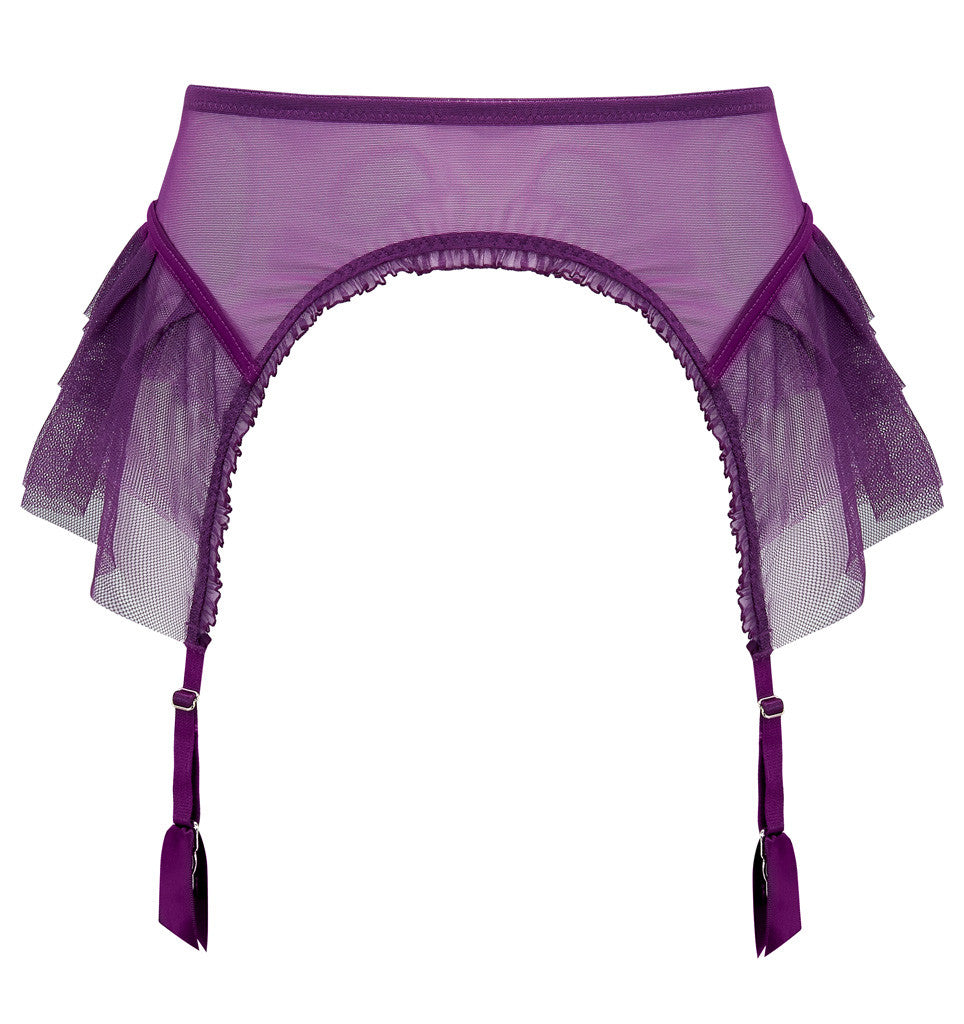 Kitty Suspender Purple