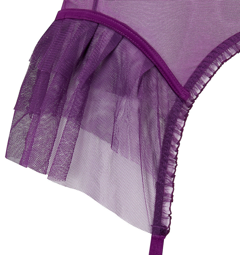 Kitty Suspender Purple